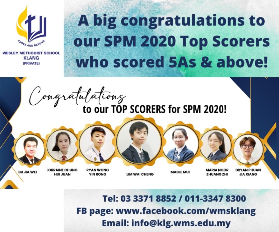 Our SPM 2020 Top Scorers